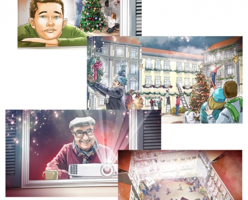 Storyboard Bilder für Weihnachten